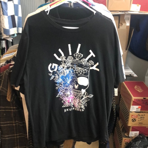 Eleven Paris “Guilty Pleasures” Tee with Geometric Design - Picture 1 of 8